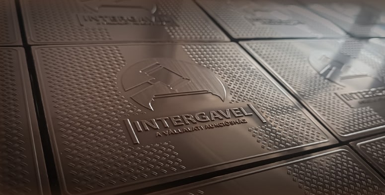 intergravel céges csokoládé